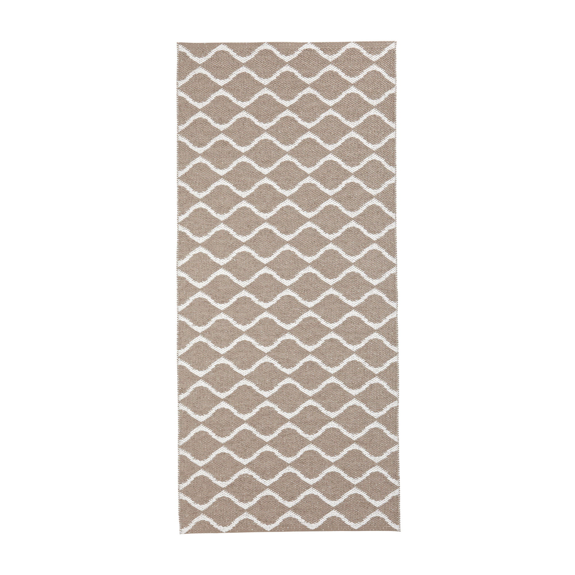 Plastmatta Horredsmattan Wave Beige, 70x350 cm