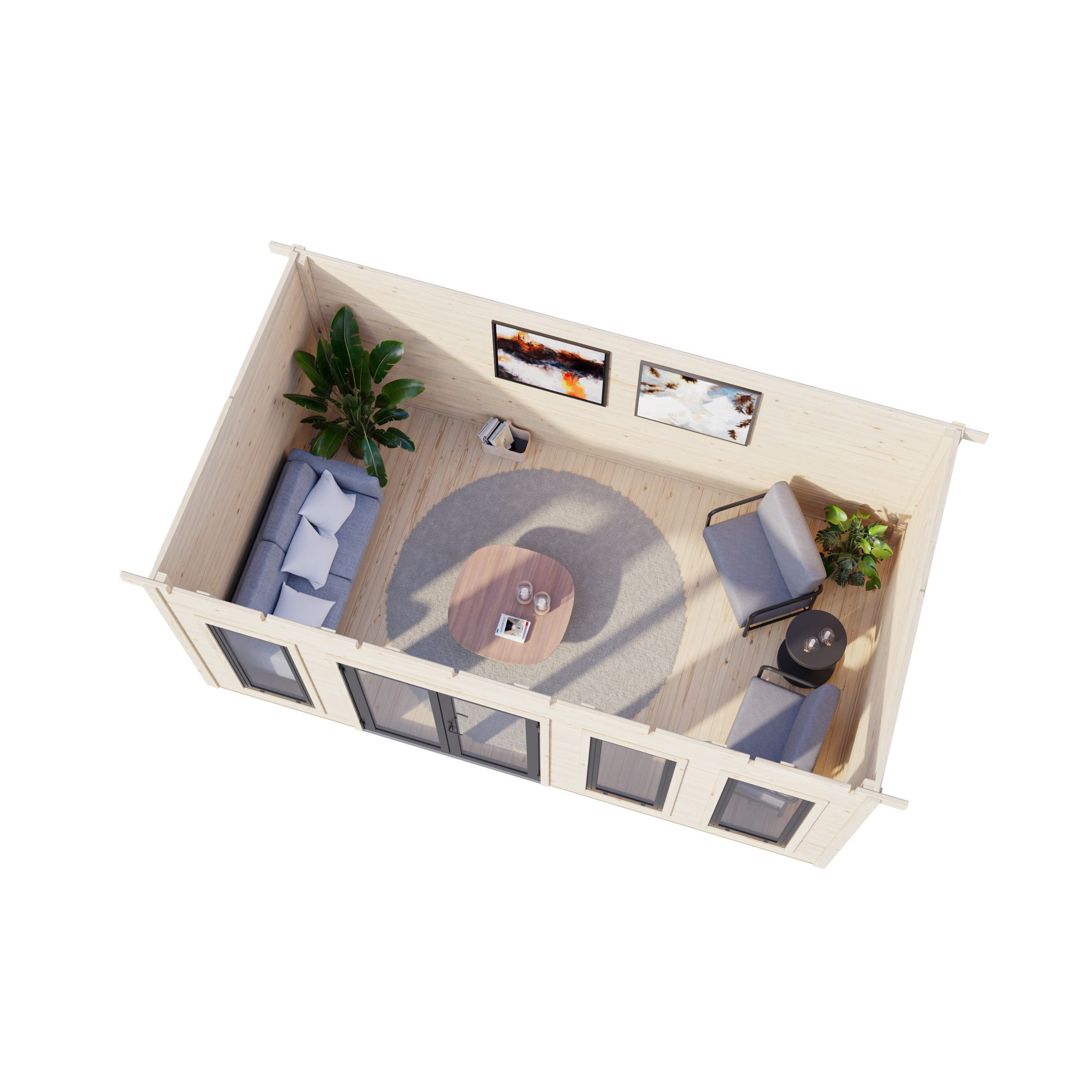 Stuga Palmako Aurelia 15,9 m² (inv. 15,2 m²)