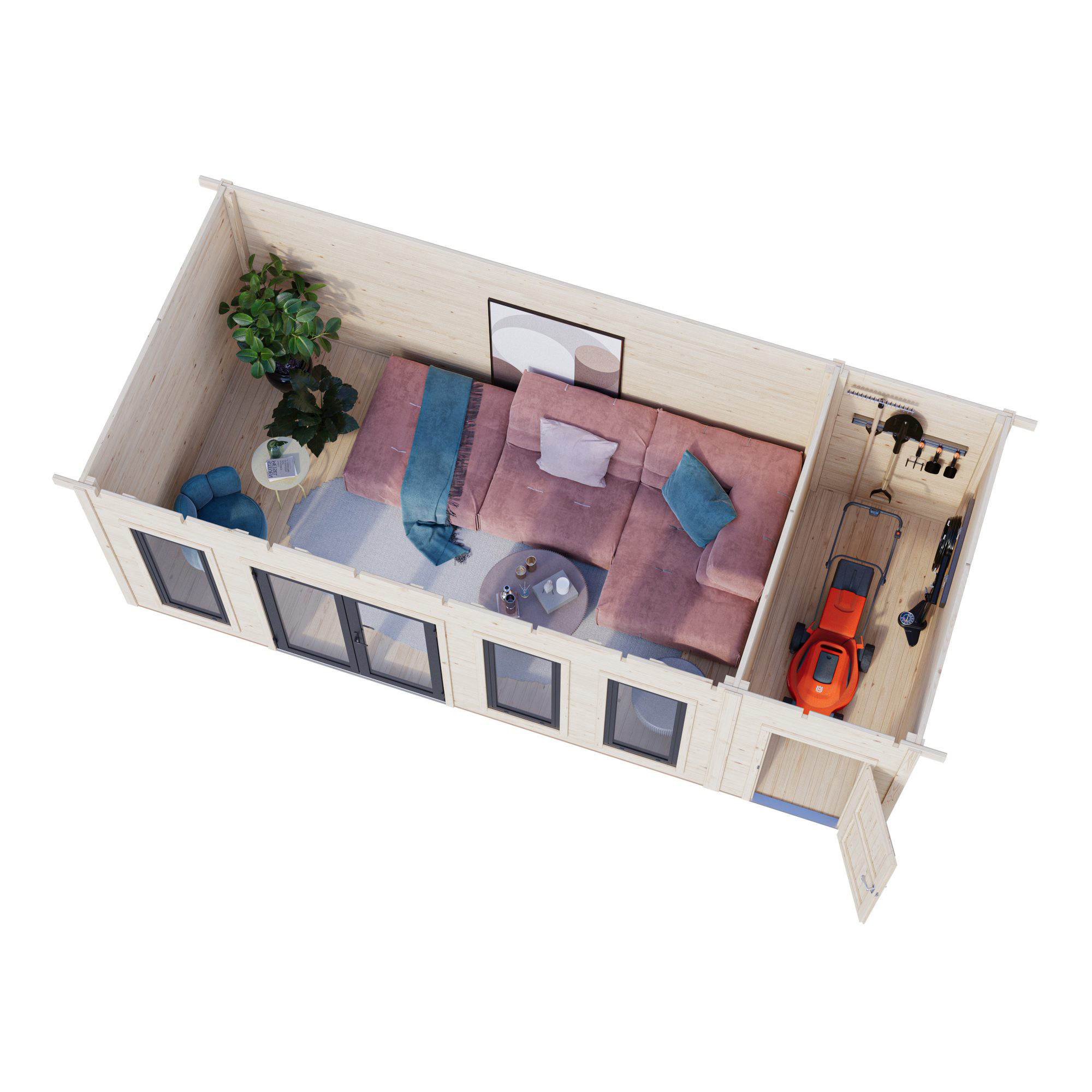 Stuga Palmako Aurelia 20,1 m² (inv. 19,2 m²)