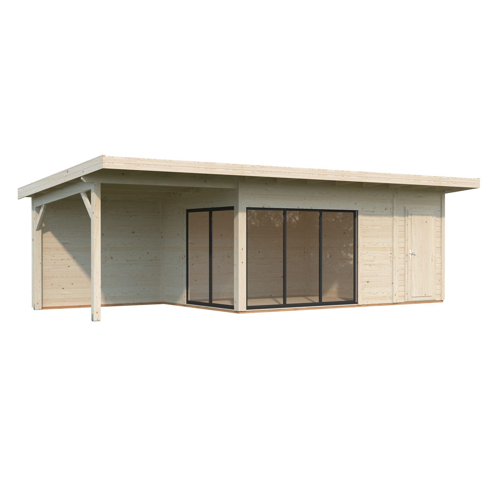 Stuga Palmako Andrea 24,2 m² Slide (inv. 15,2+7,9 m²)