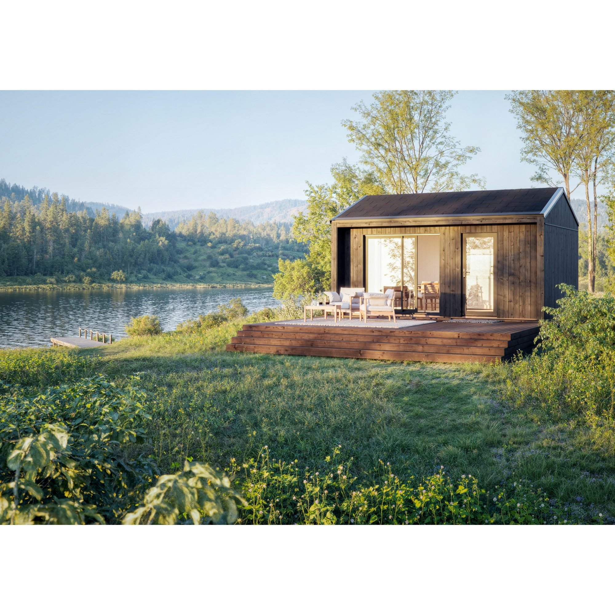 Trädgårdshus Palmako Rebekka 25,2 m² (inv. 19,4 m² )