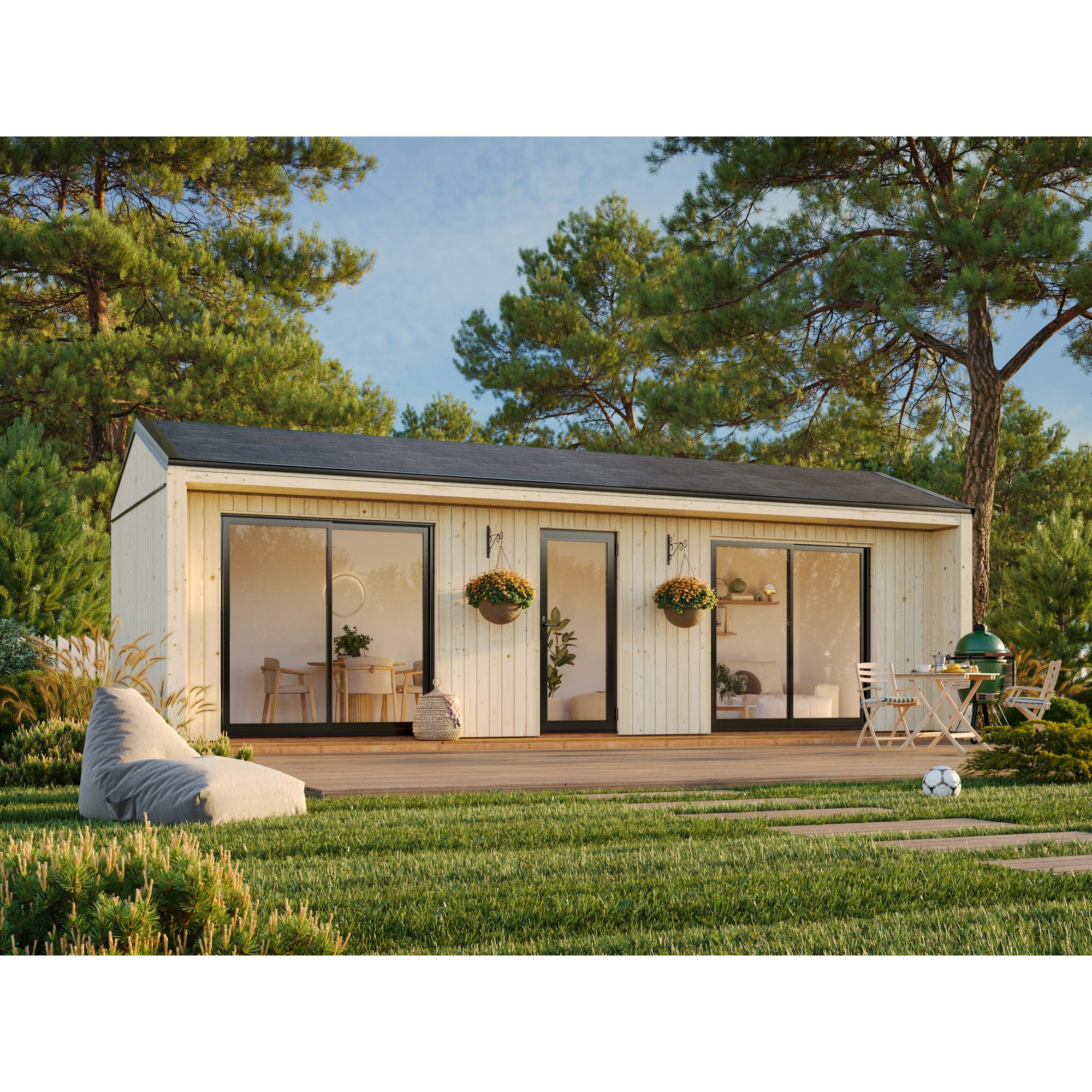 Trädgårdshus Palmako Rebekka 30,6 m² (inv. 22,4 m² )