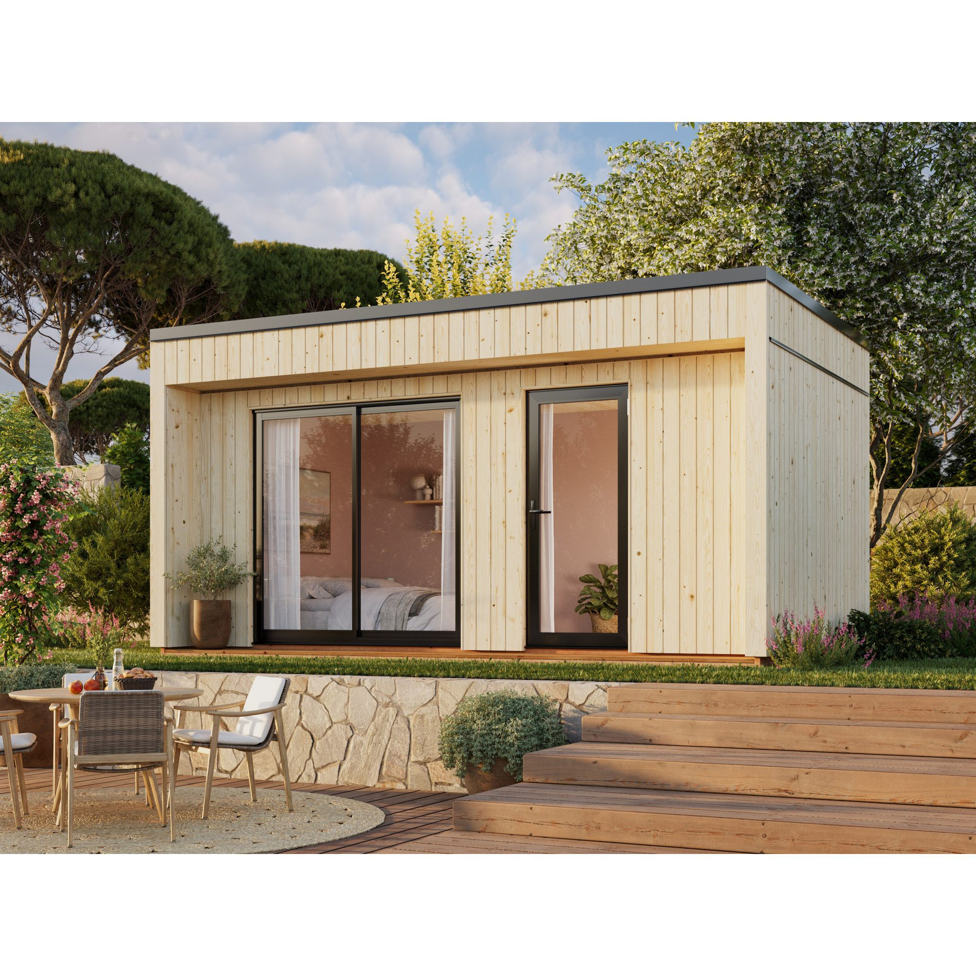 Trädgårdshus Palmako Johanna 19 m² (inv. 16,6 m² )