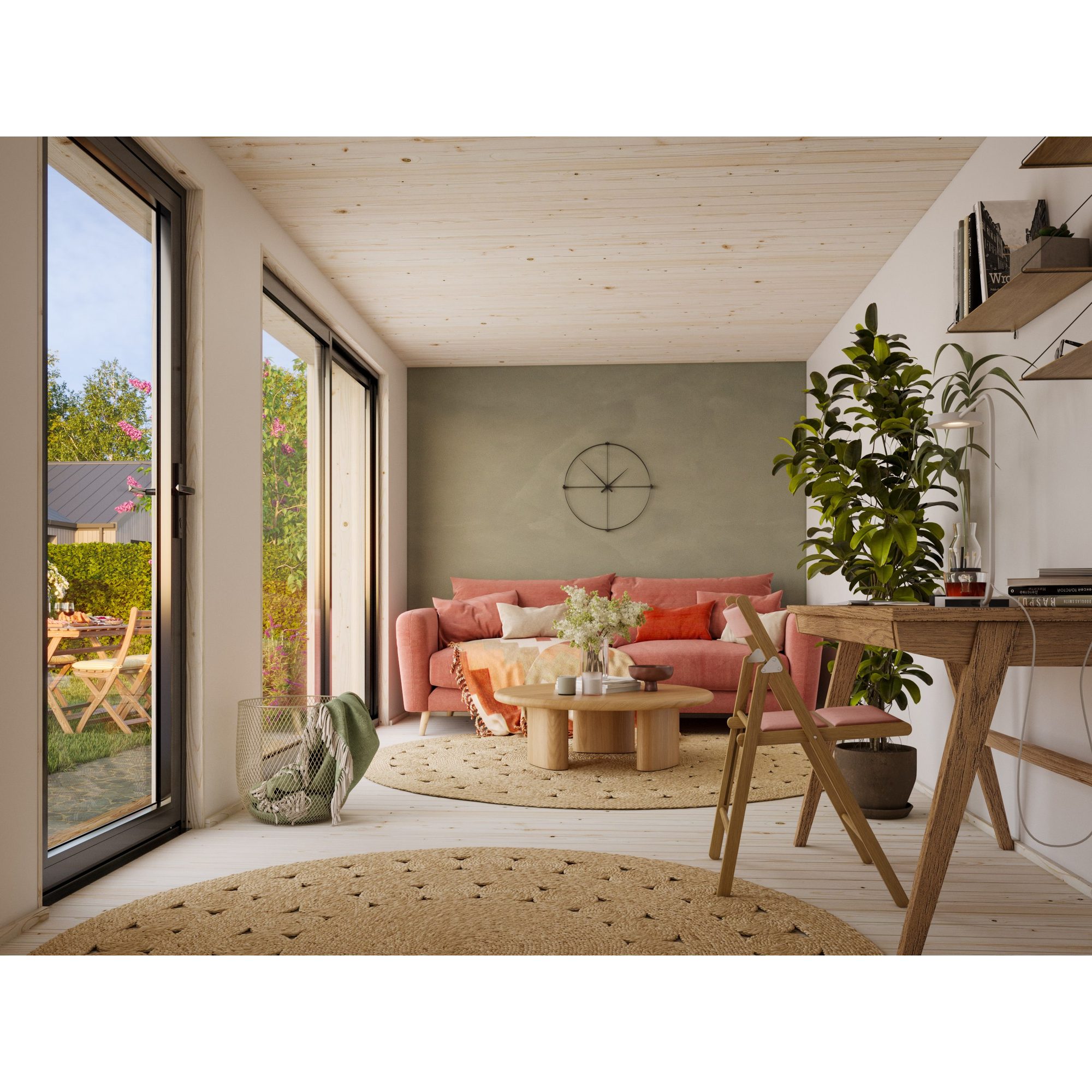 Trädgårdshus Palmako Rebekka 19 m² (inv. 13,6 m² )