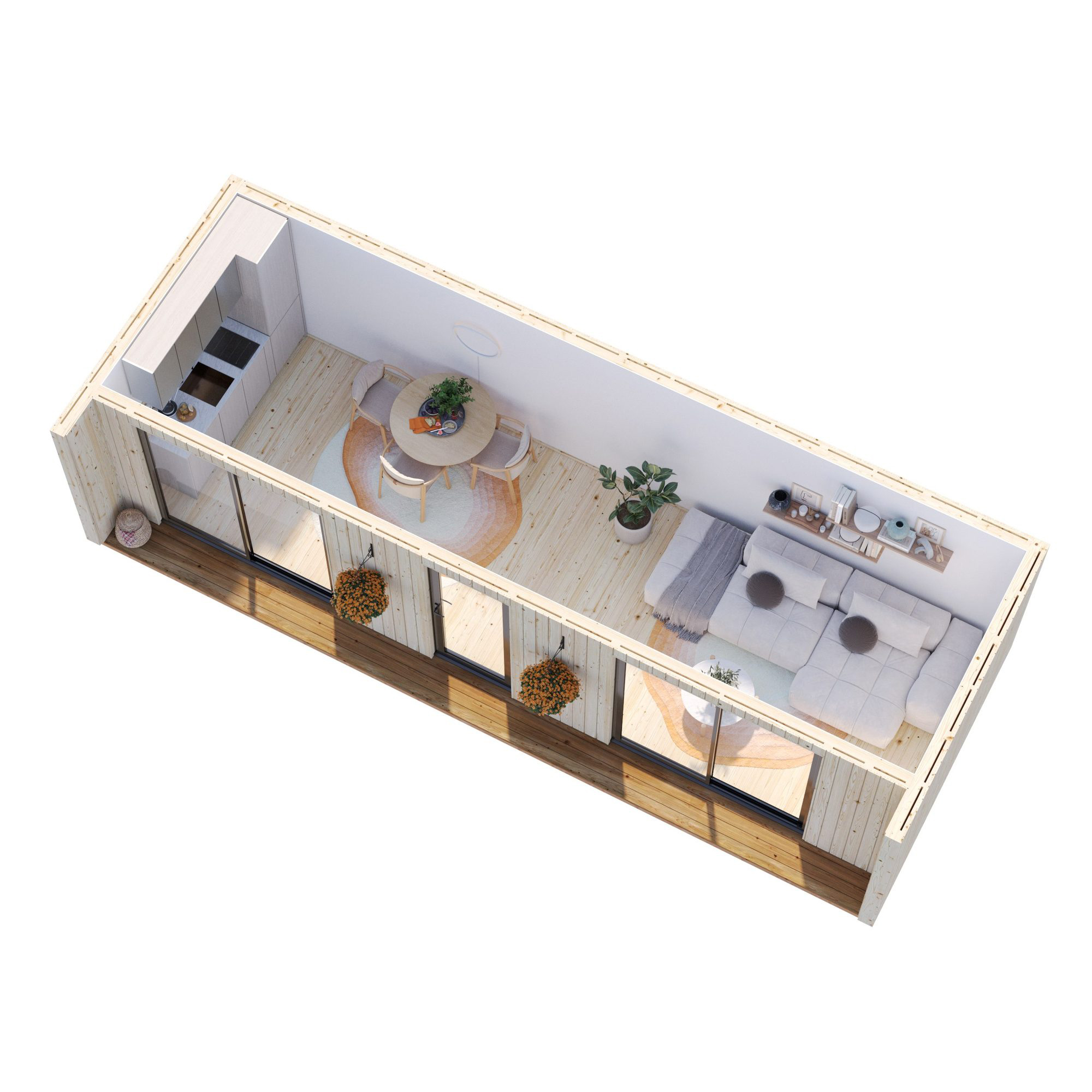 Trädgårdshus Palmako Johanna 25,2 m² (inv. 19,4 m² )