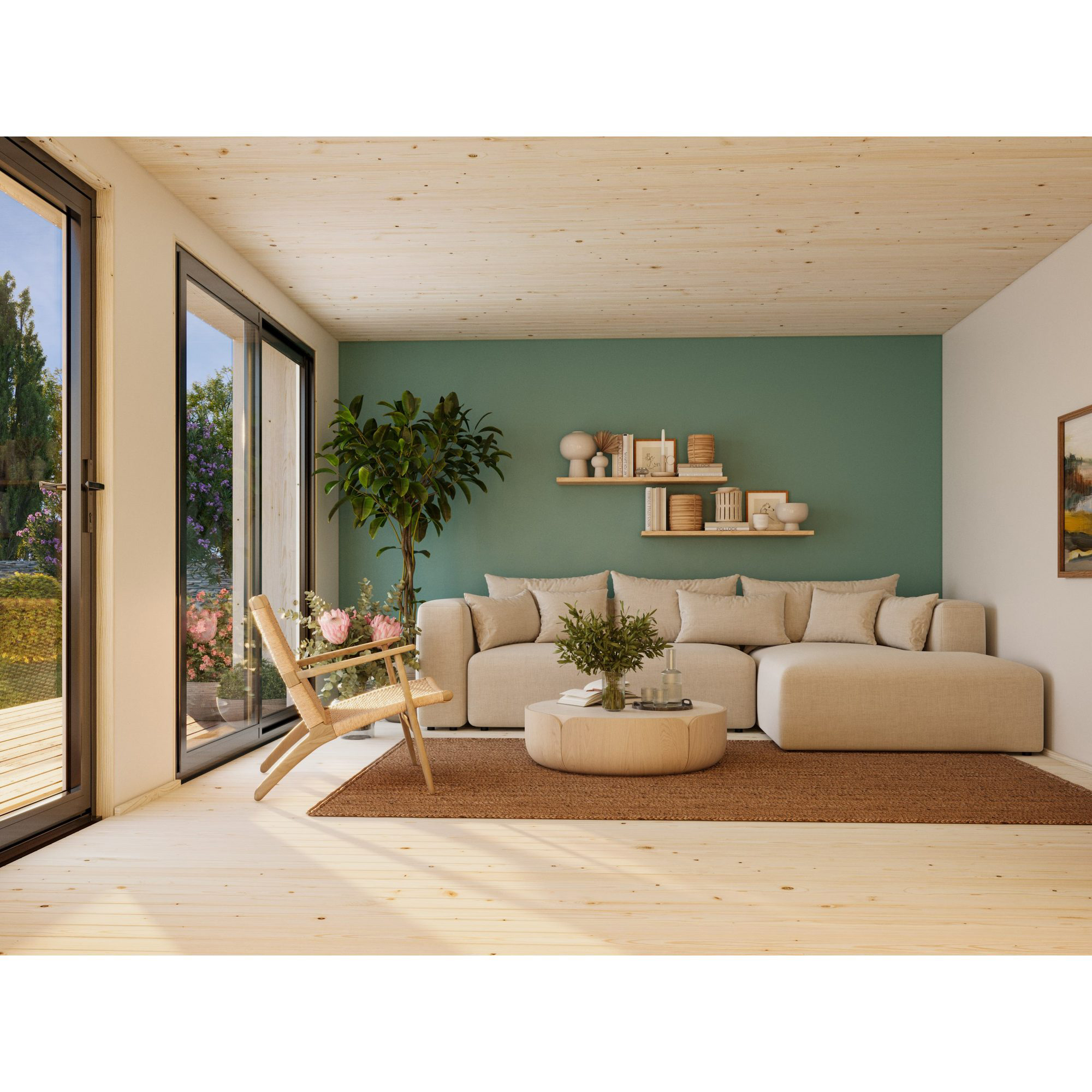 Trädgårdshus Palmako Johanna 25,2 m² (inv. 19,4 m² )