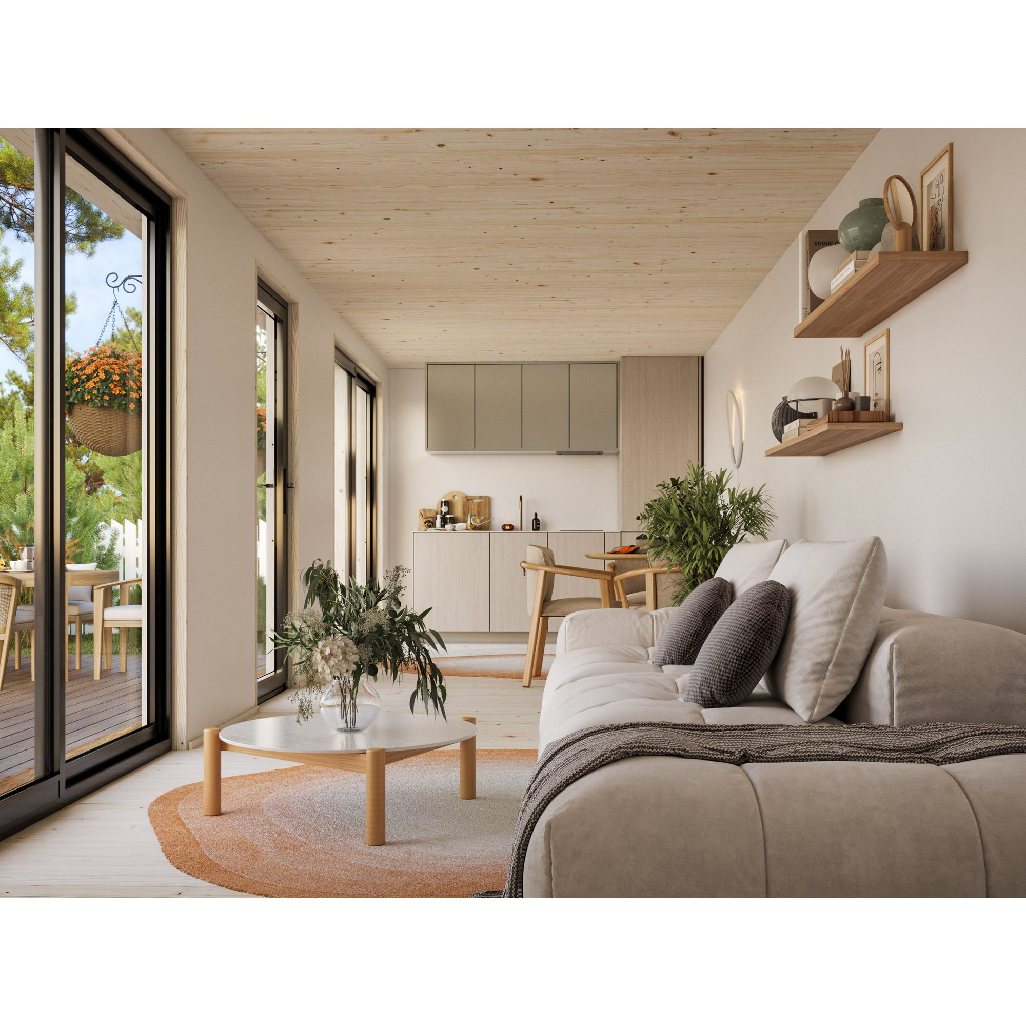 Trädgårdshus Palmako Johanna 25,2 m² (inv. 19,4 m² )