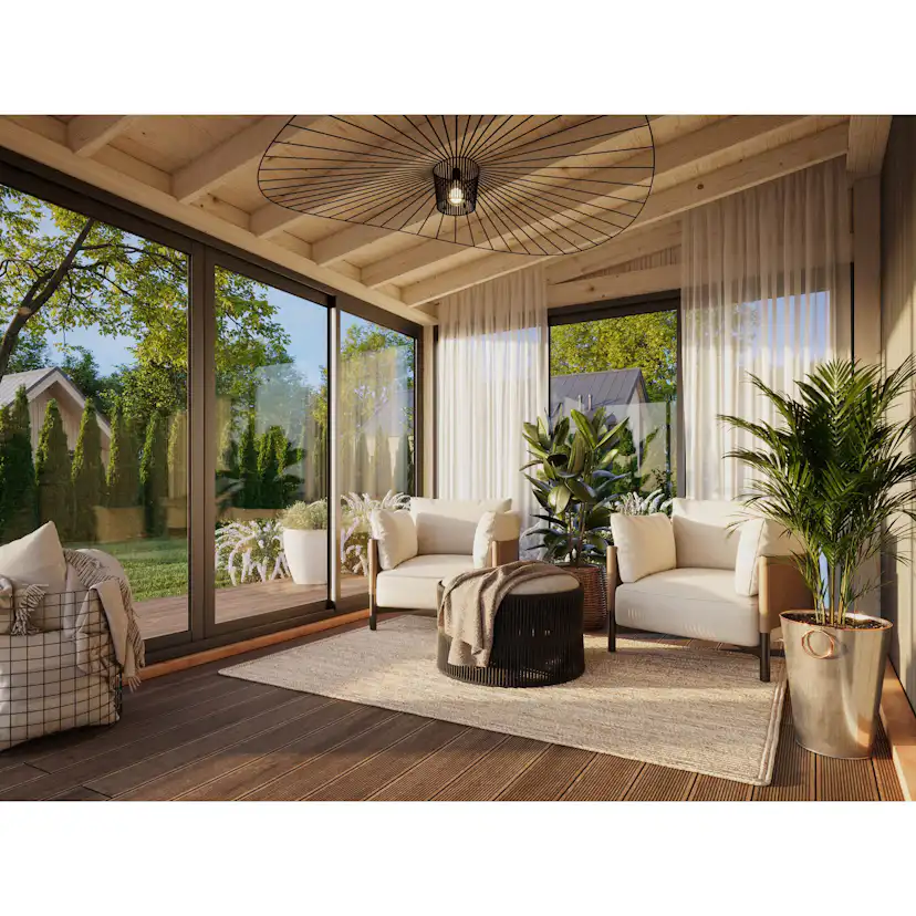 Trädgårdshus Palmako Johanna 41 m² (inv. 31,8 m² )