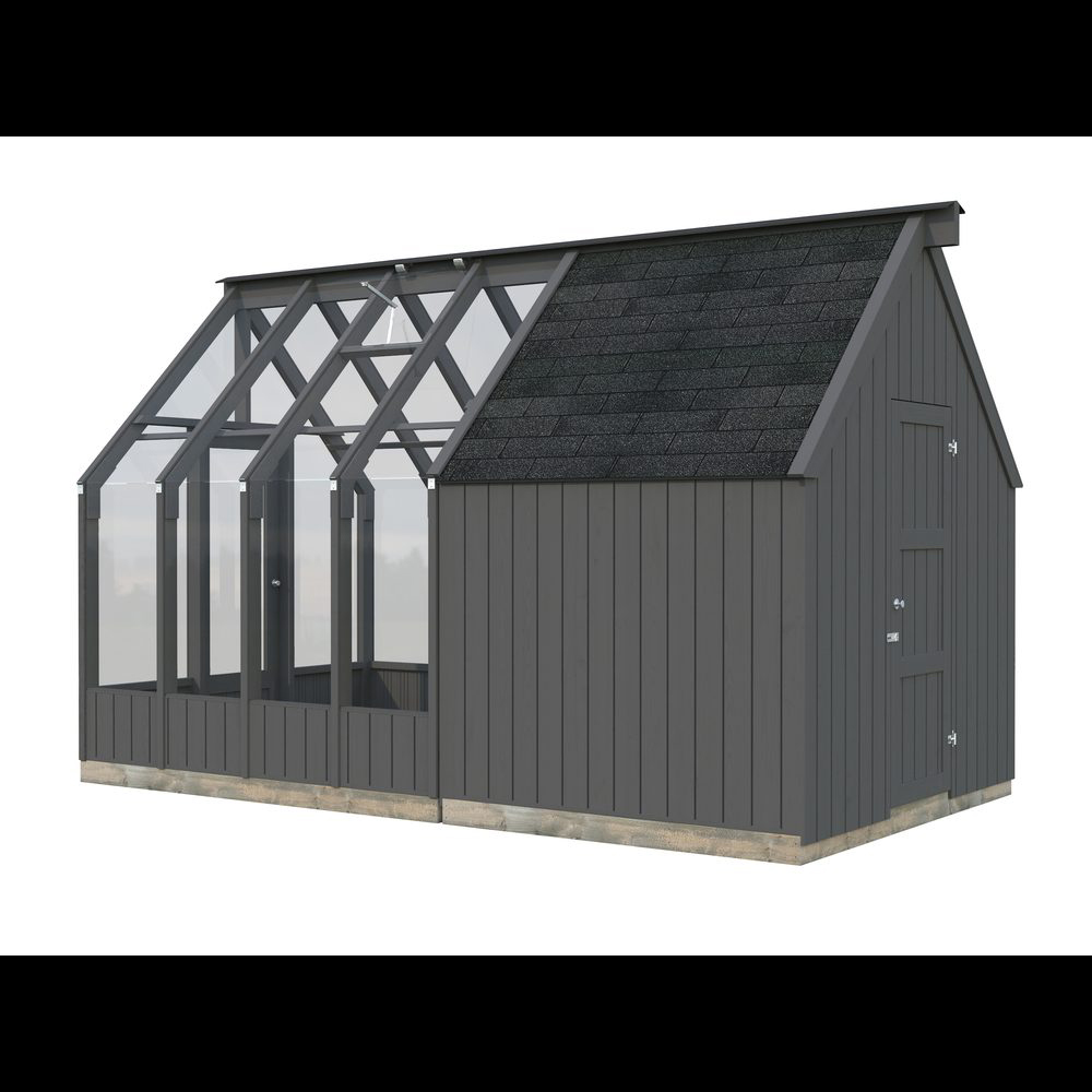 Växthus Palmako Emilia 10,2 m² (inv. 5,4+4,0 m²)