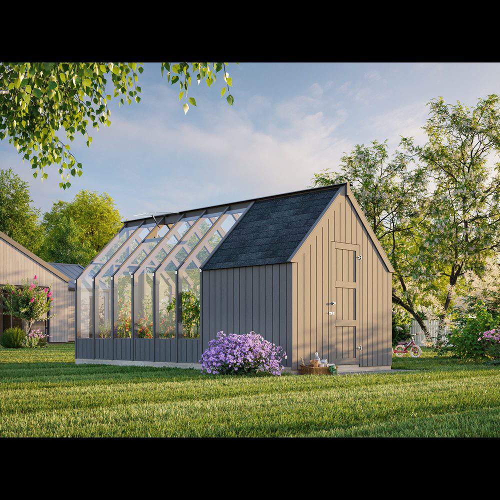 Växthus Palmako Emilia 13,1 m² (inv. 8,2+4,0 m²)