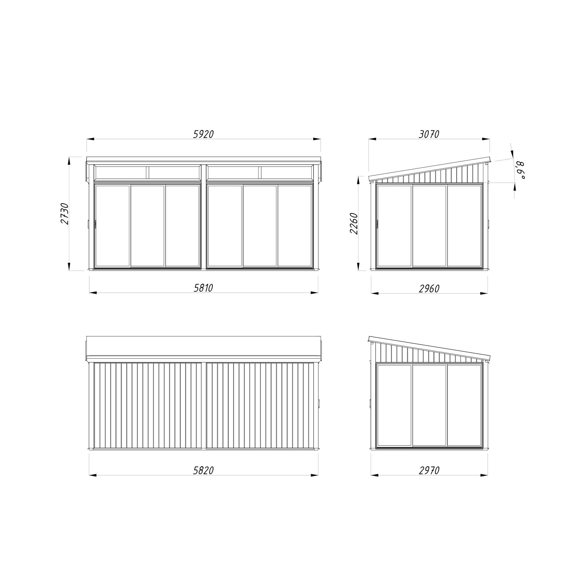 Uterum Palmako Saga 17,6 m² (inv. 16,6 m²) Slide Plus