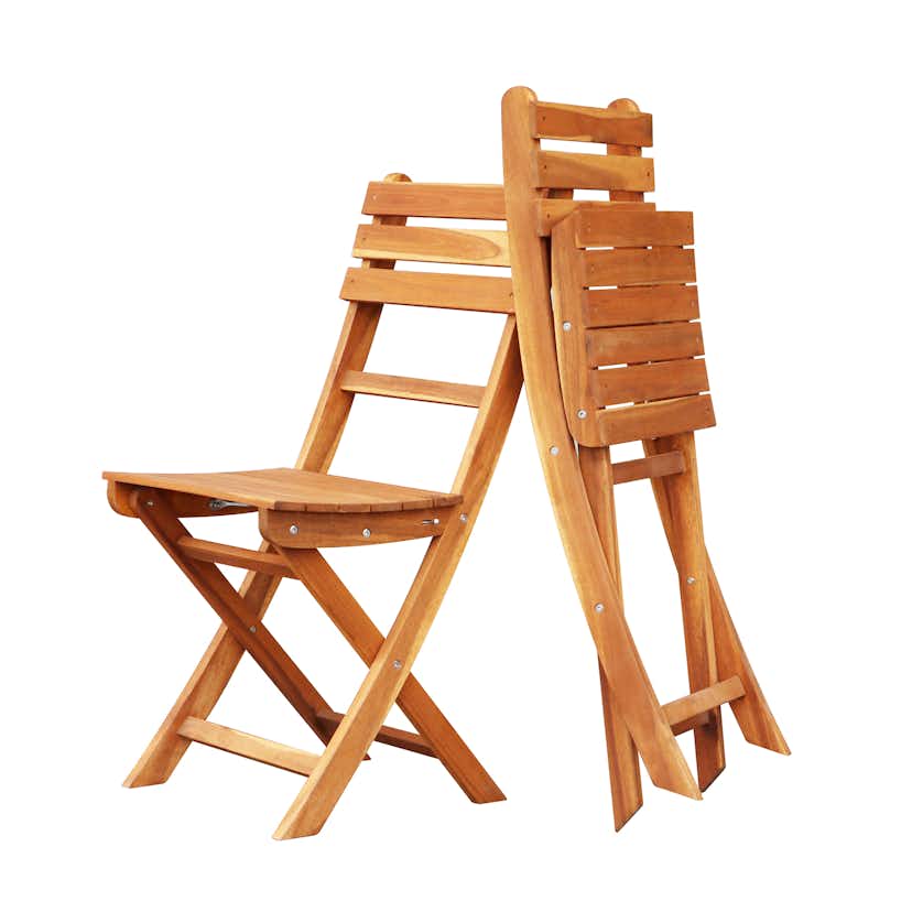 Trädgårdsstol Interbuild Sofia Massiv Acacia Teak