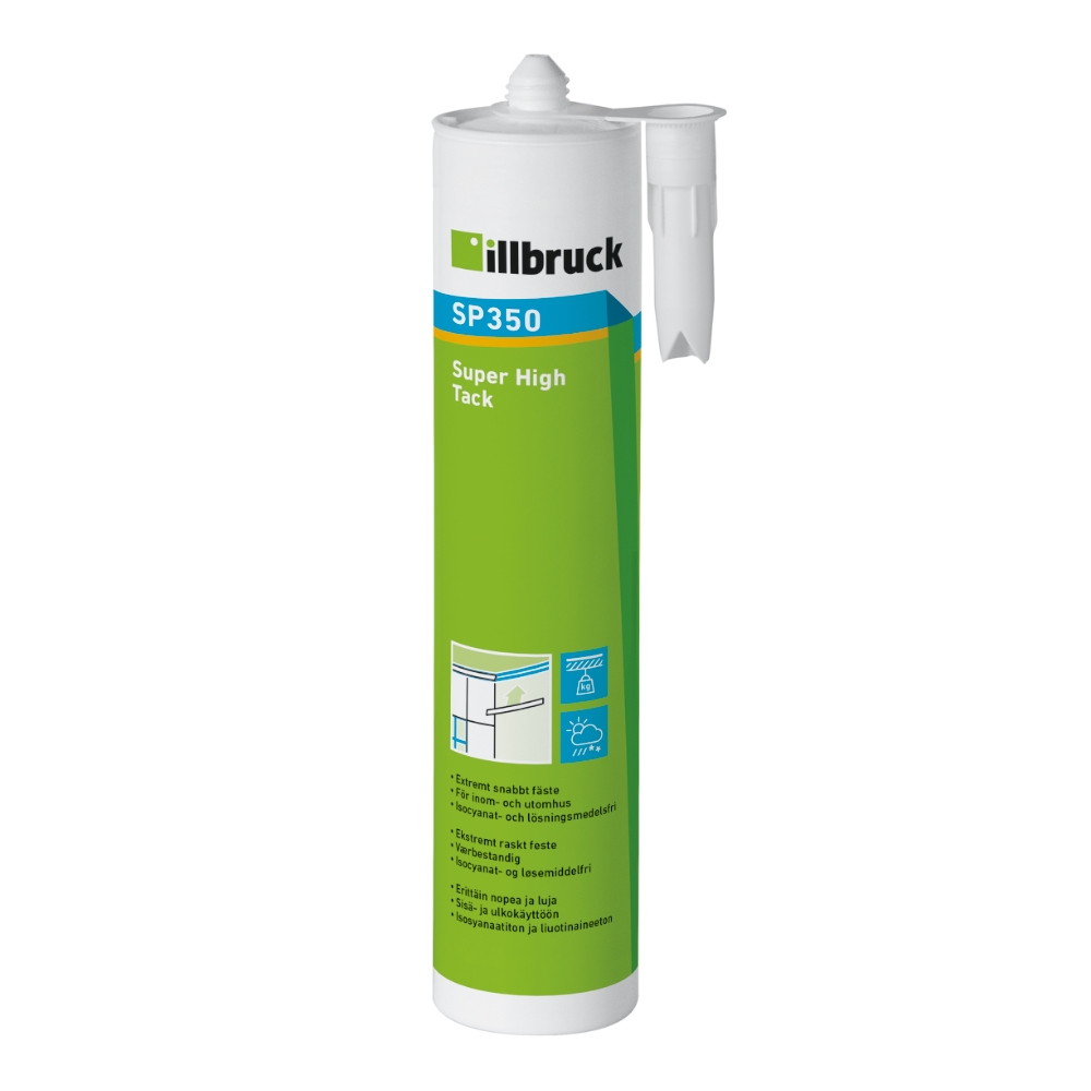 Konstruktionslim Illbruck SP350 Super High Tack Vit 310ml