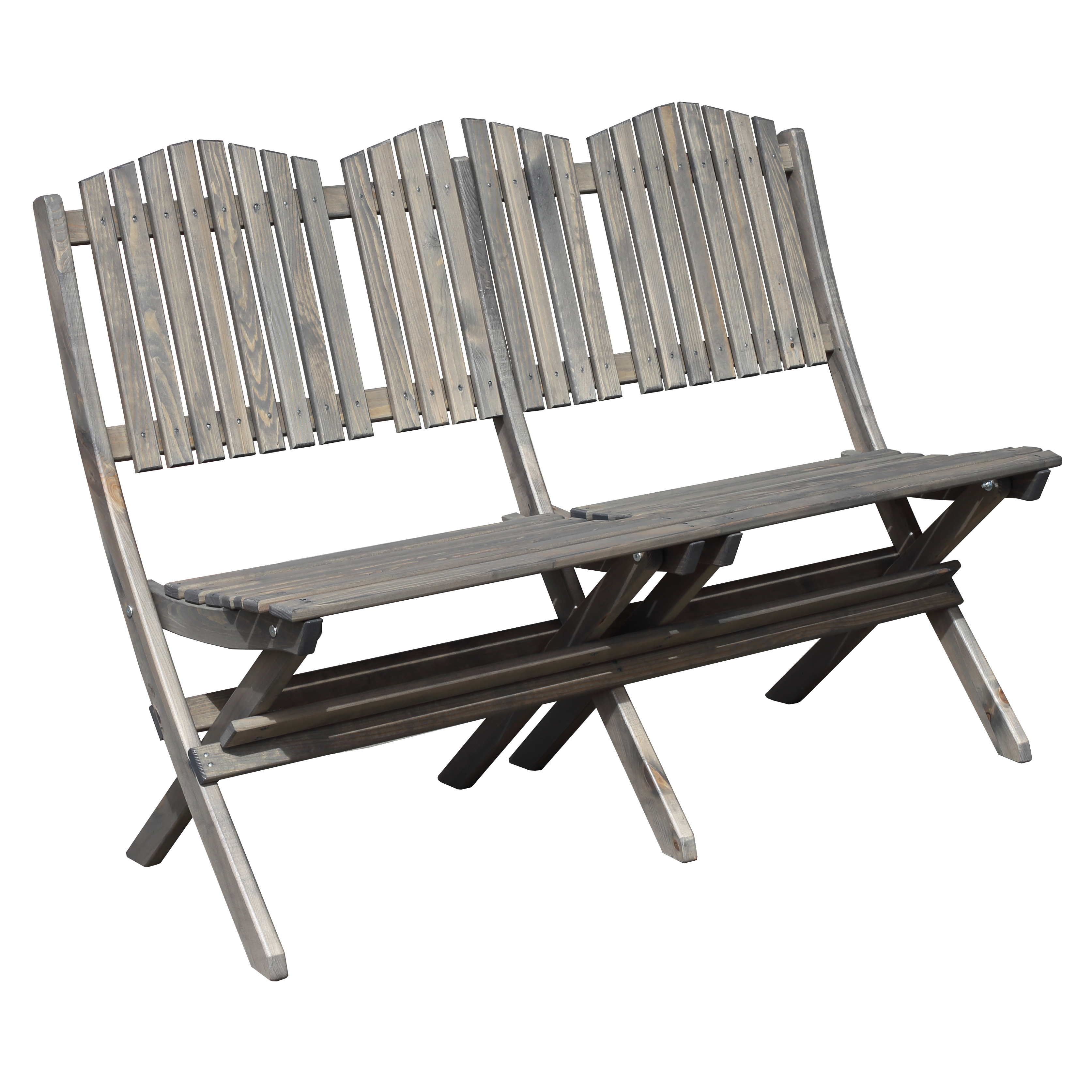 Hopfällbar Soffa Baltic Garden Visby Askgrå