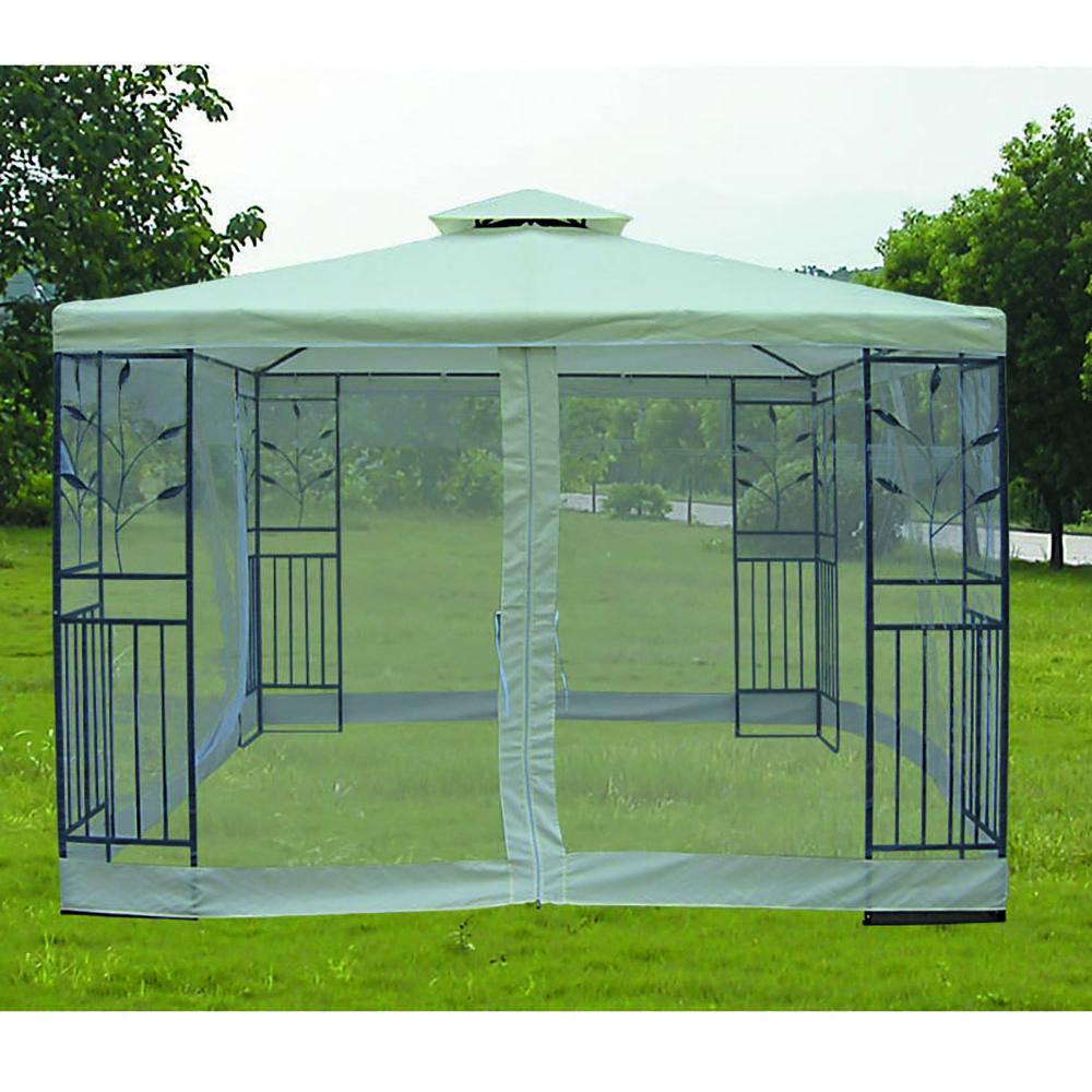 Paviljong Metalcraft med myggnät 3x3 m