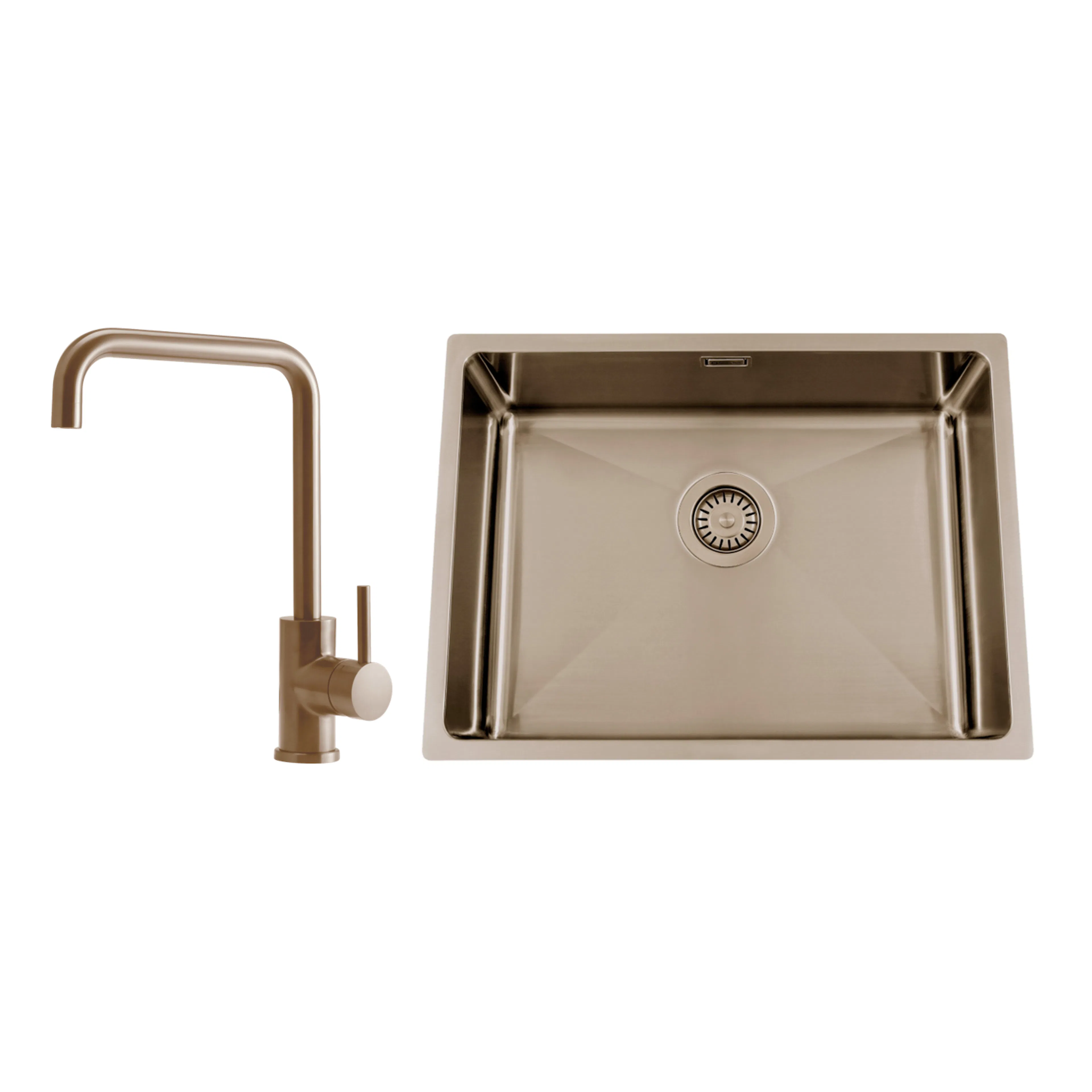 Diskho Nordic Tech Titan 530 X med Köksblandare Steel Square