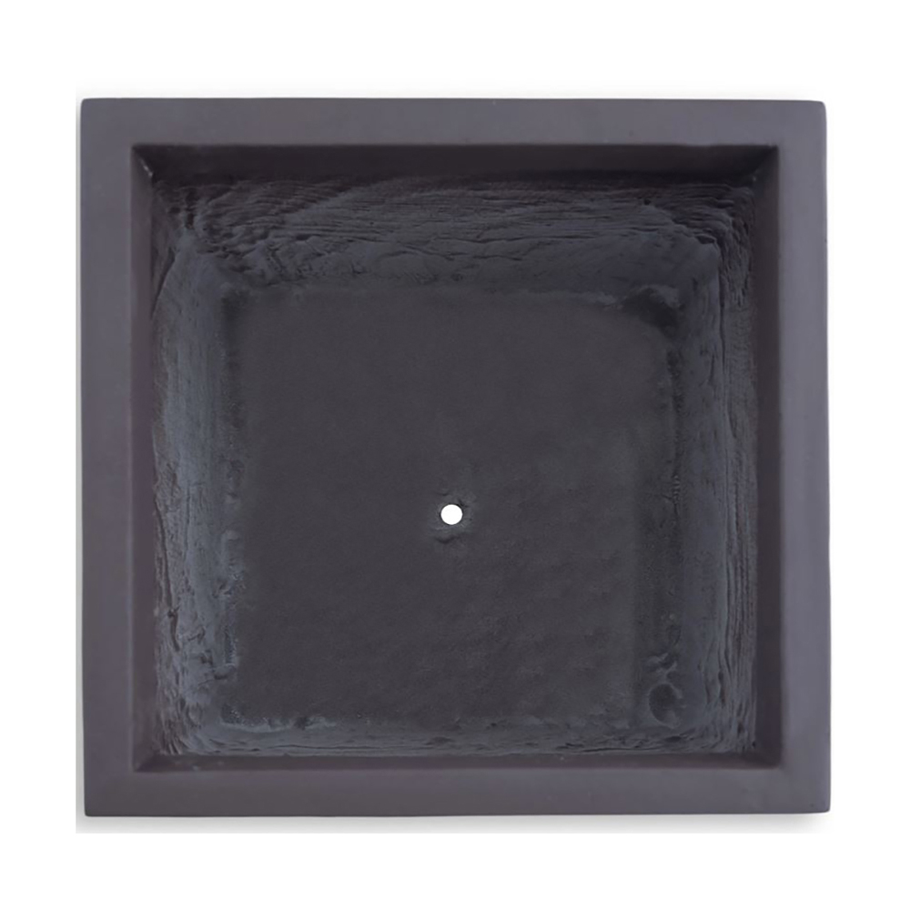 Kruka Lyfco Fyrkantig Mörkbrun 2-pack