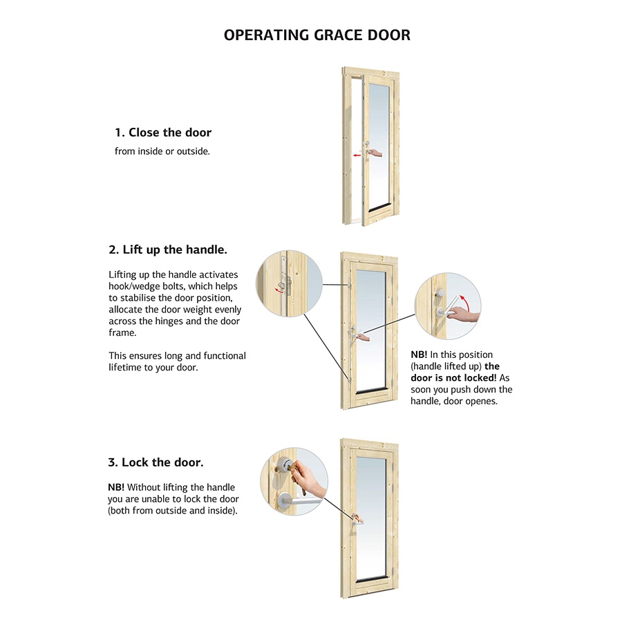 Trädgårdshus Palmako Grace 8,7+4,1 m2