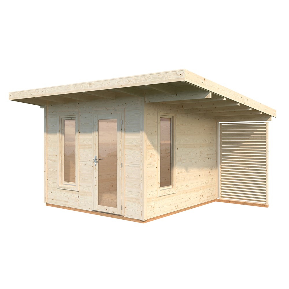 Trädgårdshus Palmako Grace 8,7+4,1 m2