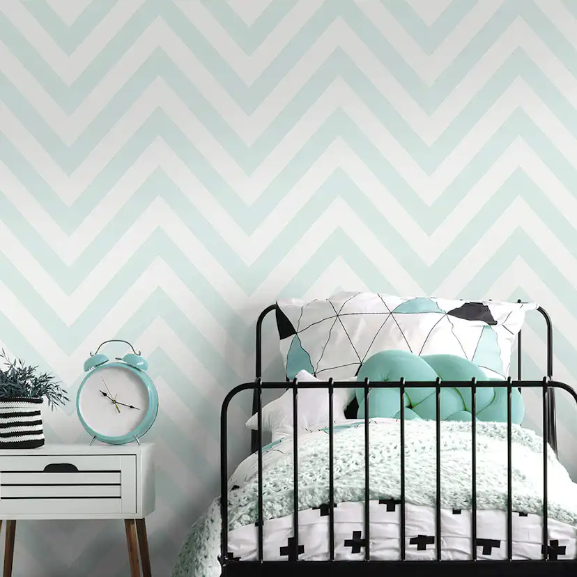 Tapet Holden Dream Catcher Chevron Soft Teal 12570