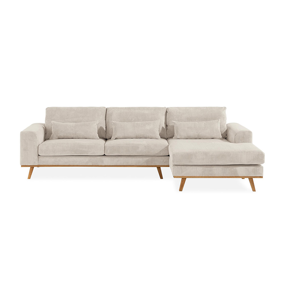Divansoffa Scandinavian Choice Copenhagen Manchester Beige, Höger