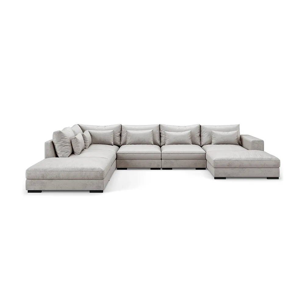 U-modulsoffa Bloomington Dubai med Divan Sammet
