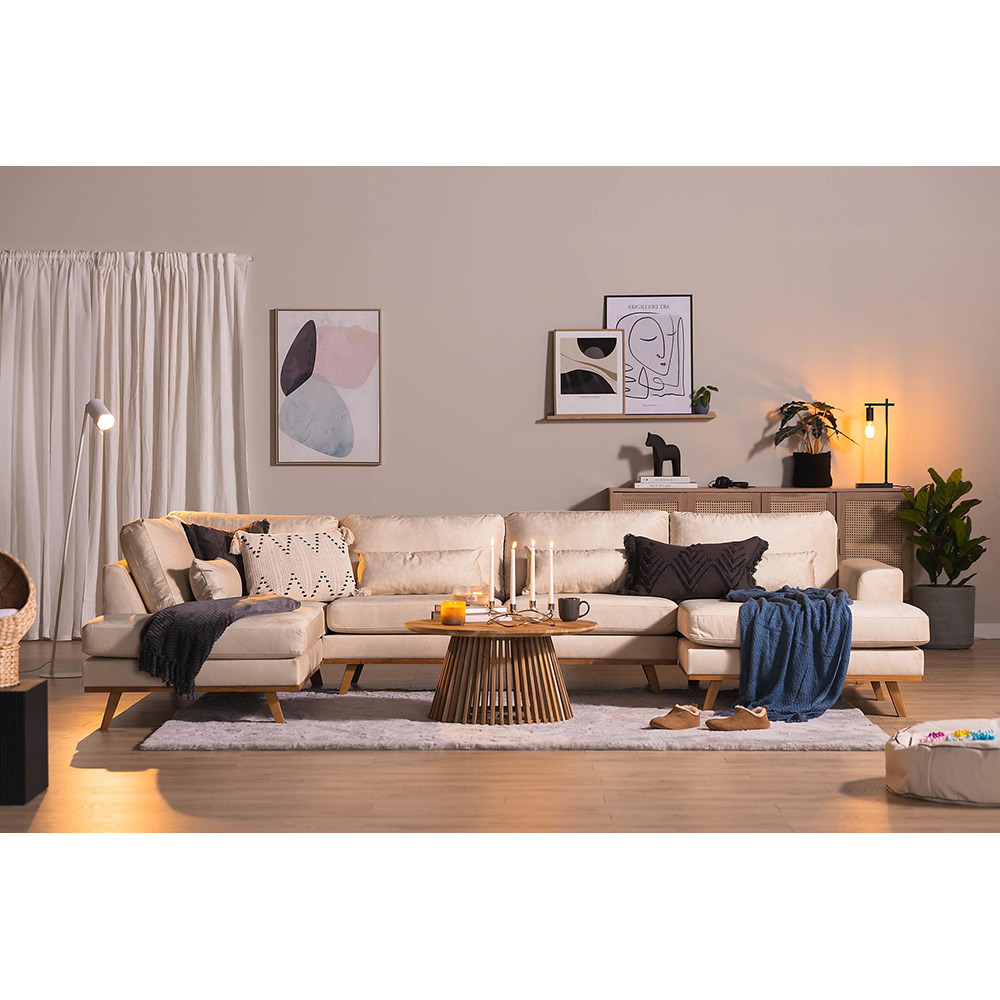 U-Soffa Scandinavian Choice Copenhagen Sammet