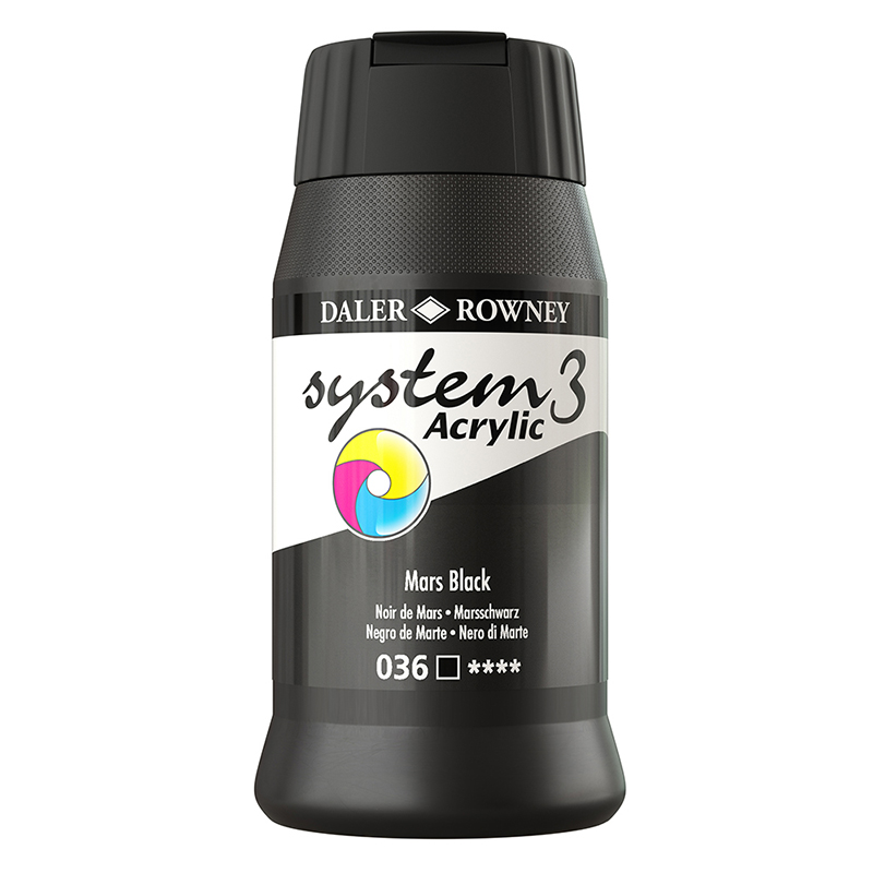 Akrylfärg ABA Skol System 3 Acrylic 500 ml