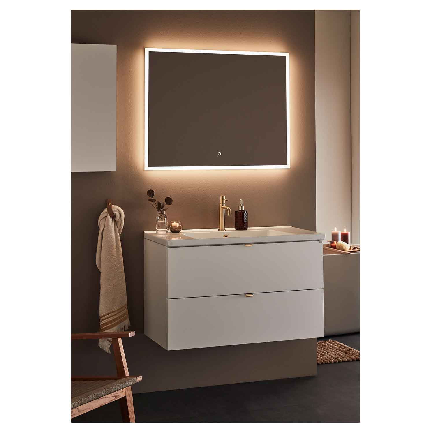 Spegel Hafa Store Square Led