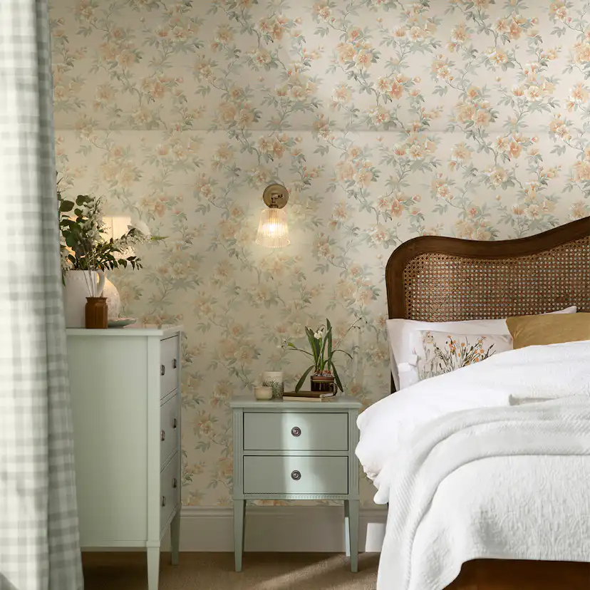 Tapet Laura Ashley Rosamund Orange