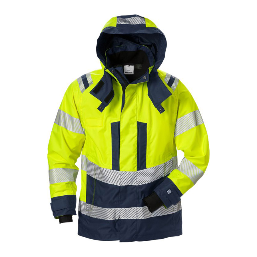 Varseljacka Fristads 4518 GTT Dam Storlek: XL, Varselgul/Marinblå