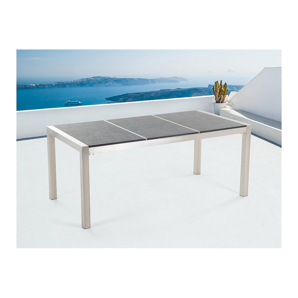 Utebord deNoord Bacoli med Ram 180 cm Grå