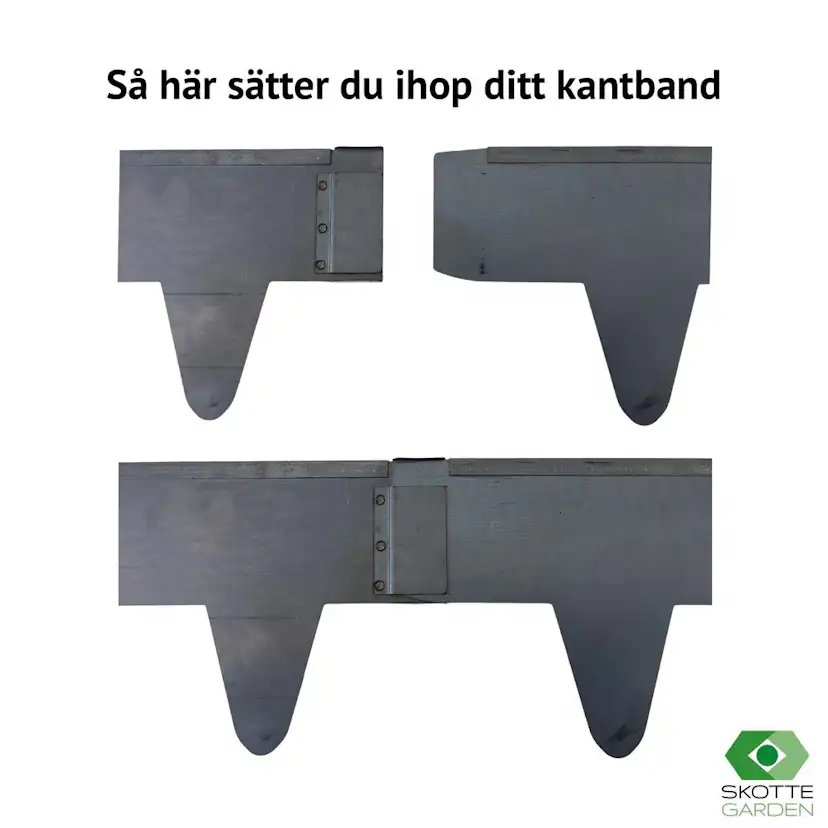 Rabattkant Skotte Garden 200 cm 4-pack