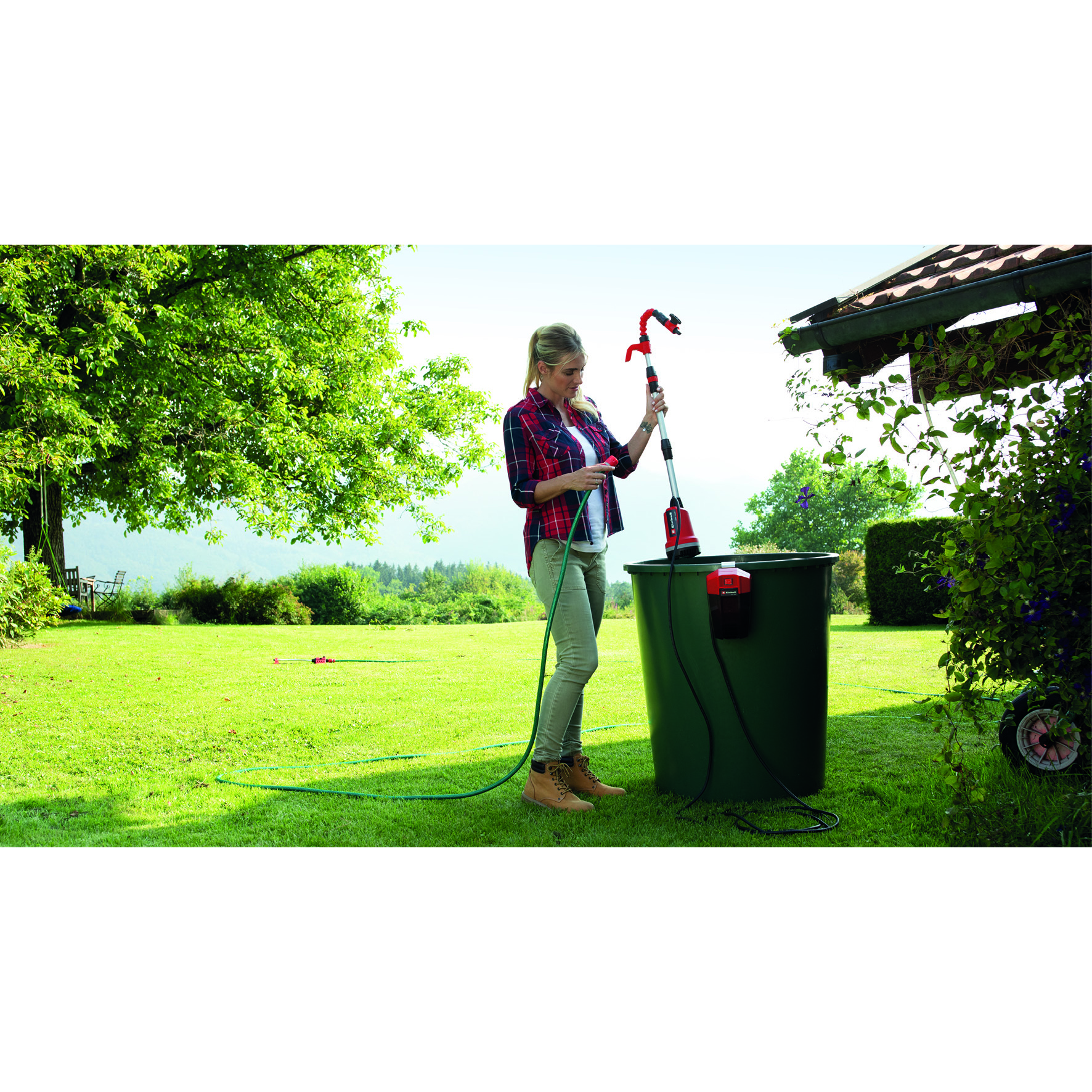 Tryckpump Einhell Batteridriven GE-PP 18 RB Li Solo utan Batteri