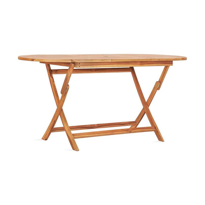 Trädgårdsbord VidaXL Naturhamn 80x160 cm