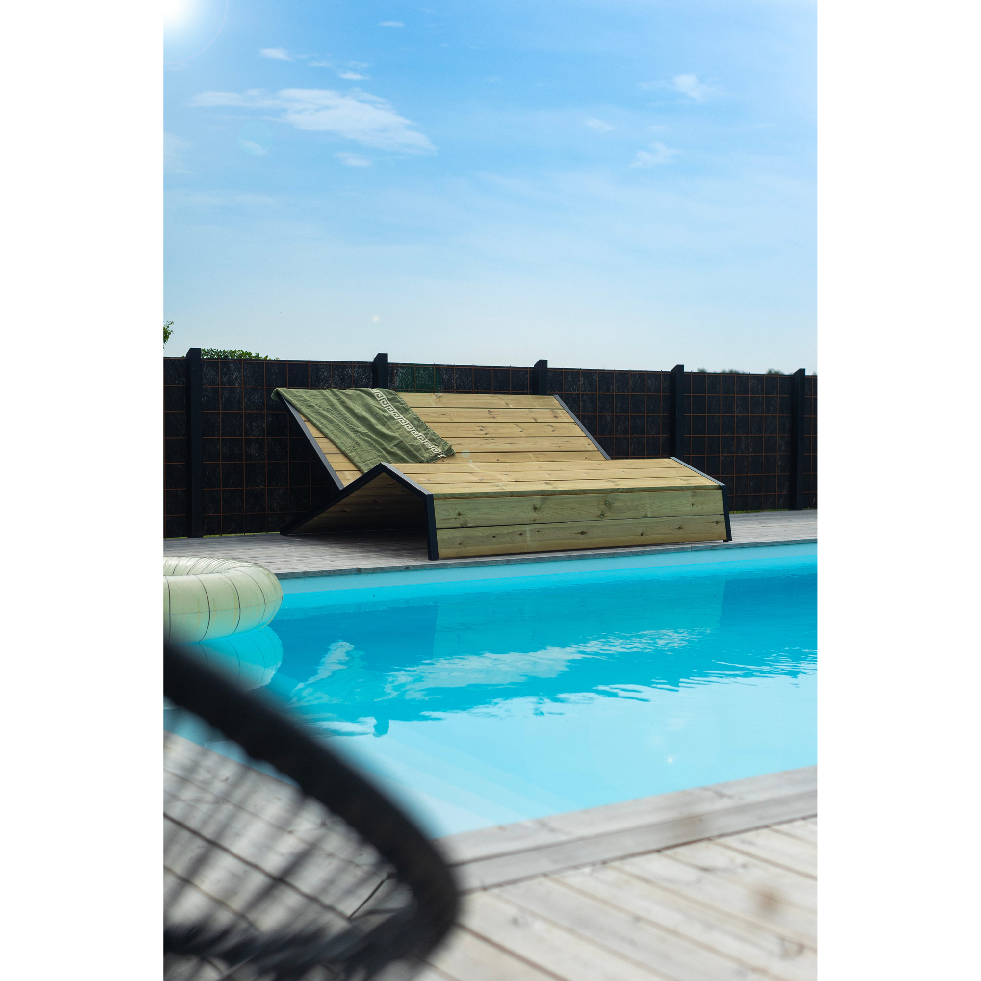 Solsäng Jabo Vansjön med 2st Gavlar Svart