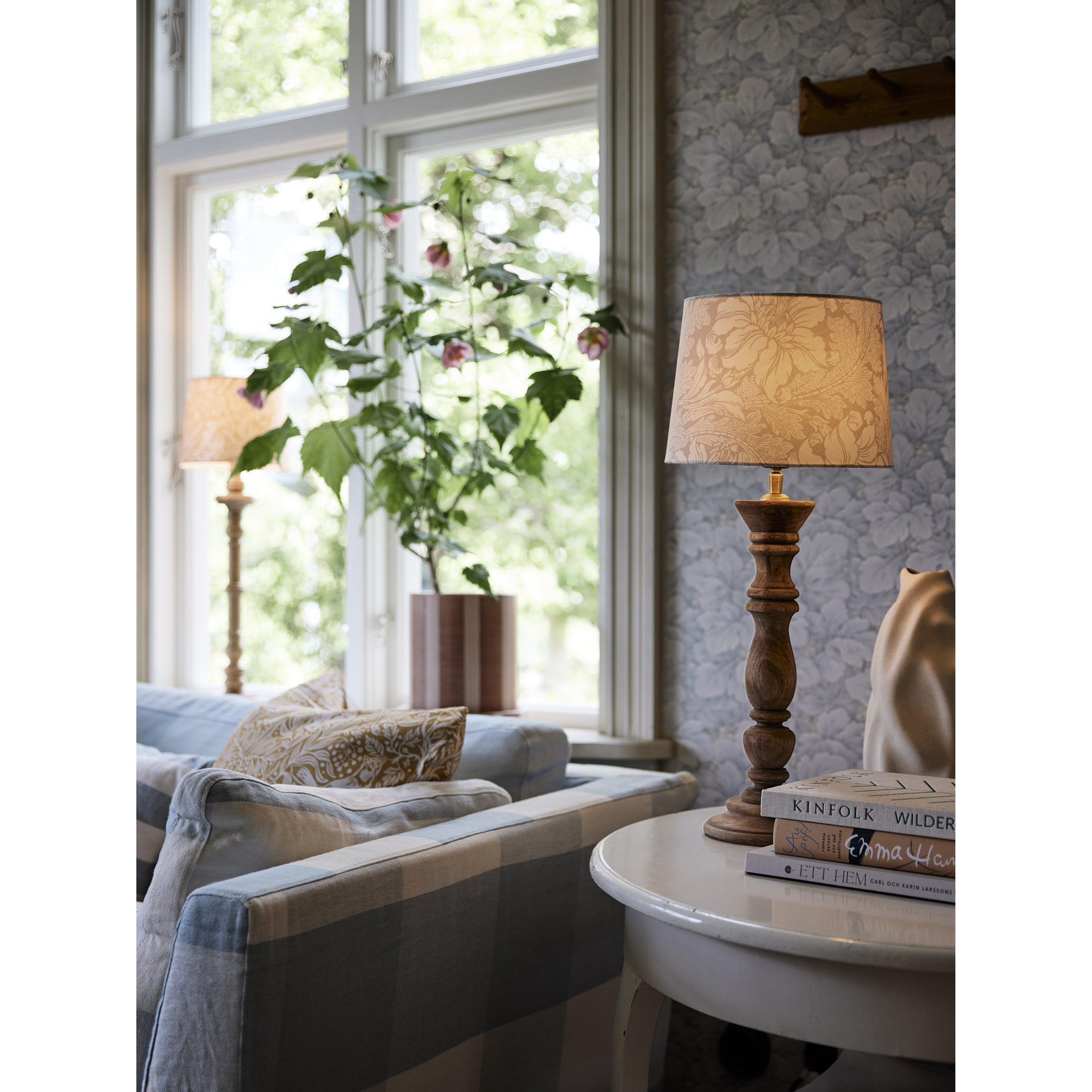 Bordsslampa PR Home Lodge Lampfot i Trä med Lampskärm