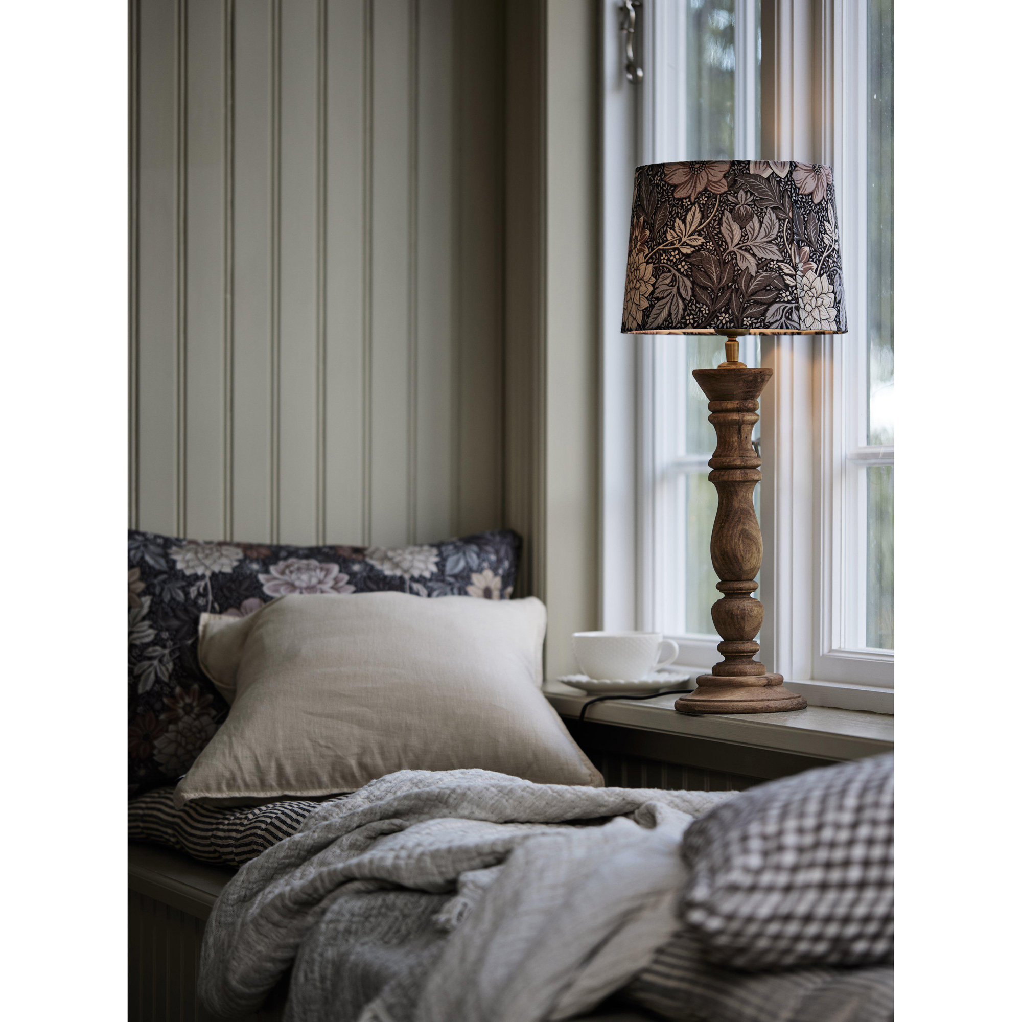 Bordsslampa PR Home Lodge Lampfot i Trä med Lampskärm