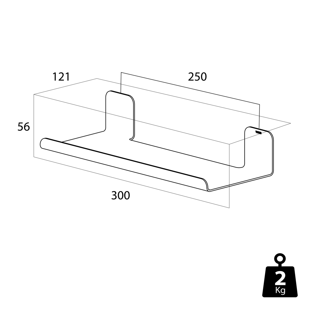Badrumshylla Tiger Colar