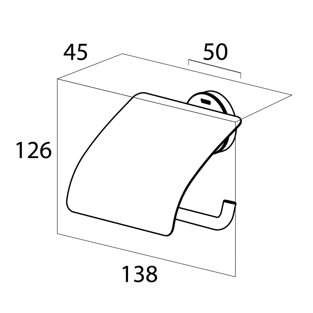 Toalettpappershållare Tiger Urban Med Lock