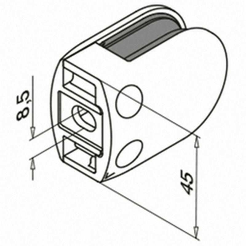 Glasfäste Herrljunga Ledstångsfabrik 2800 Plan Inomhus