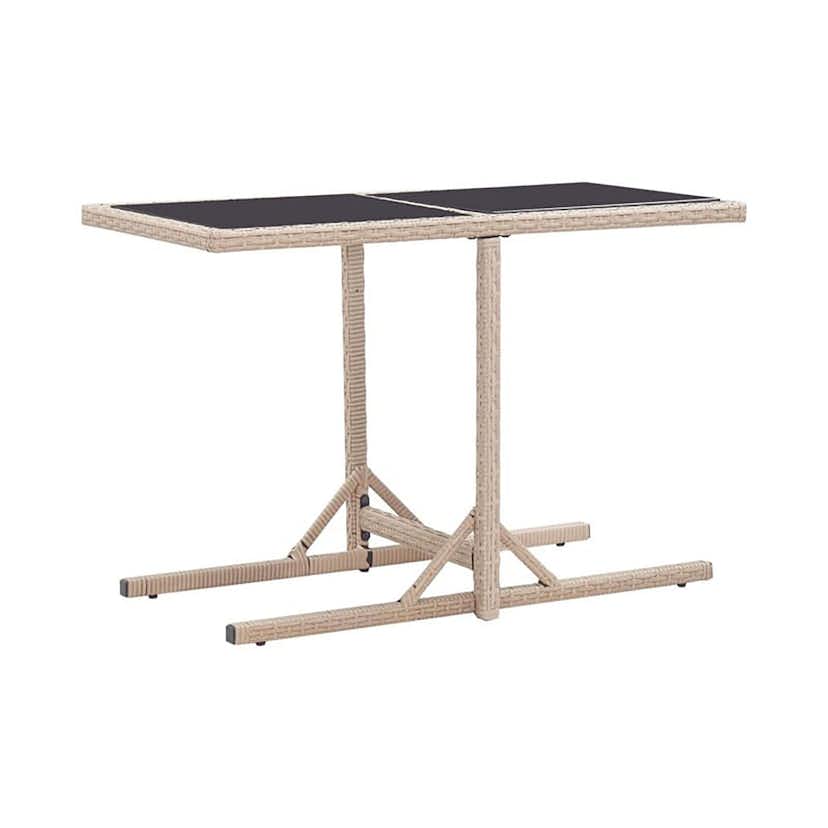 Trädgårdsbord VidaXL Konst 53x110 cm Beige