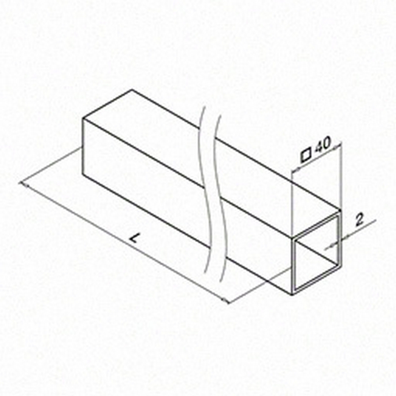 Fyrkantsrör Herrljunga Ledstångsfabrik Inomhus