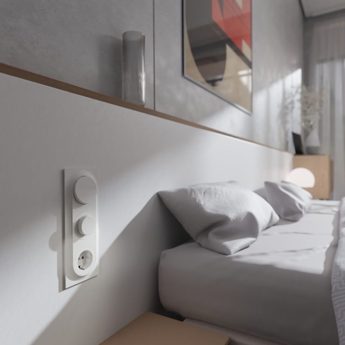 Dimmer Elko One 370 LED Infälld Vridbar Bakkantsstyrd IP21