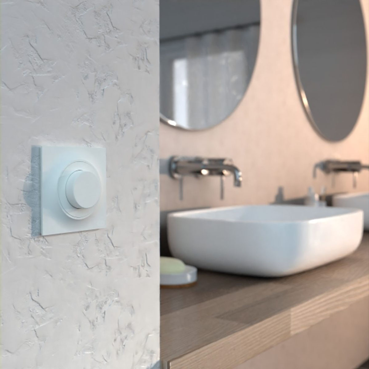 Dimmer Elko One 370 LED Infälld Vridbar Bakkantsstyrd IP21