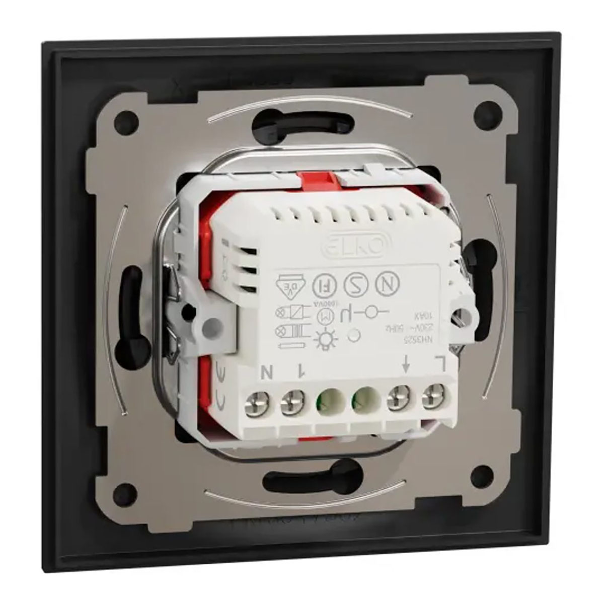 Rörelsevakt Elko One med Inbyggd Tryckknapp 10A 160º Infälld