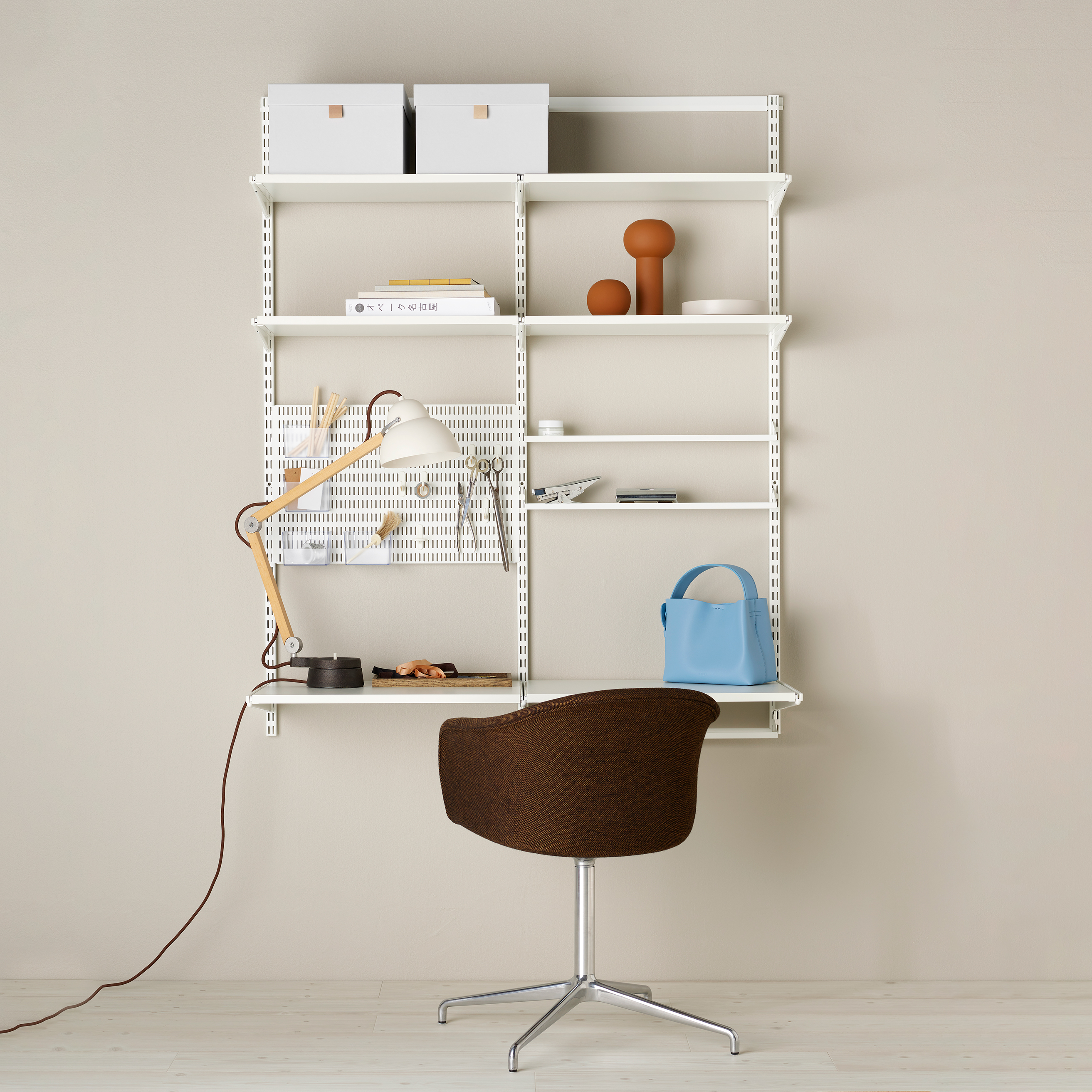 Hemmakontor Elfa Ready Solution 2 Vit