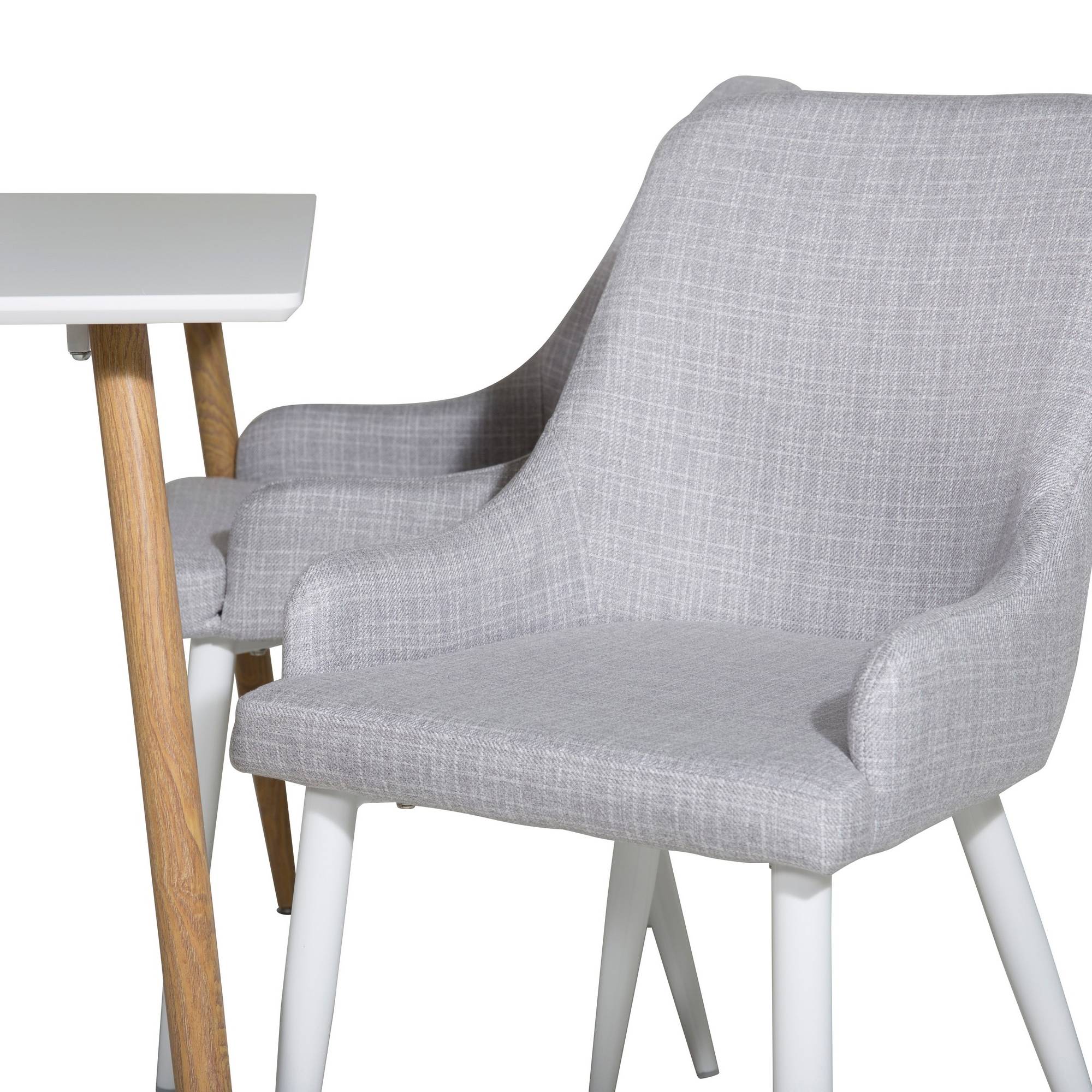 Matgrupp Basic Home Pontus Rektangulärt Matbord 120 cm med 4 Ridones Matstol