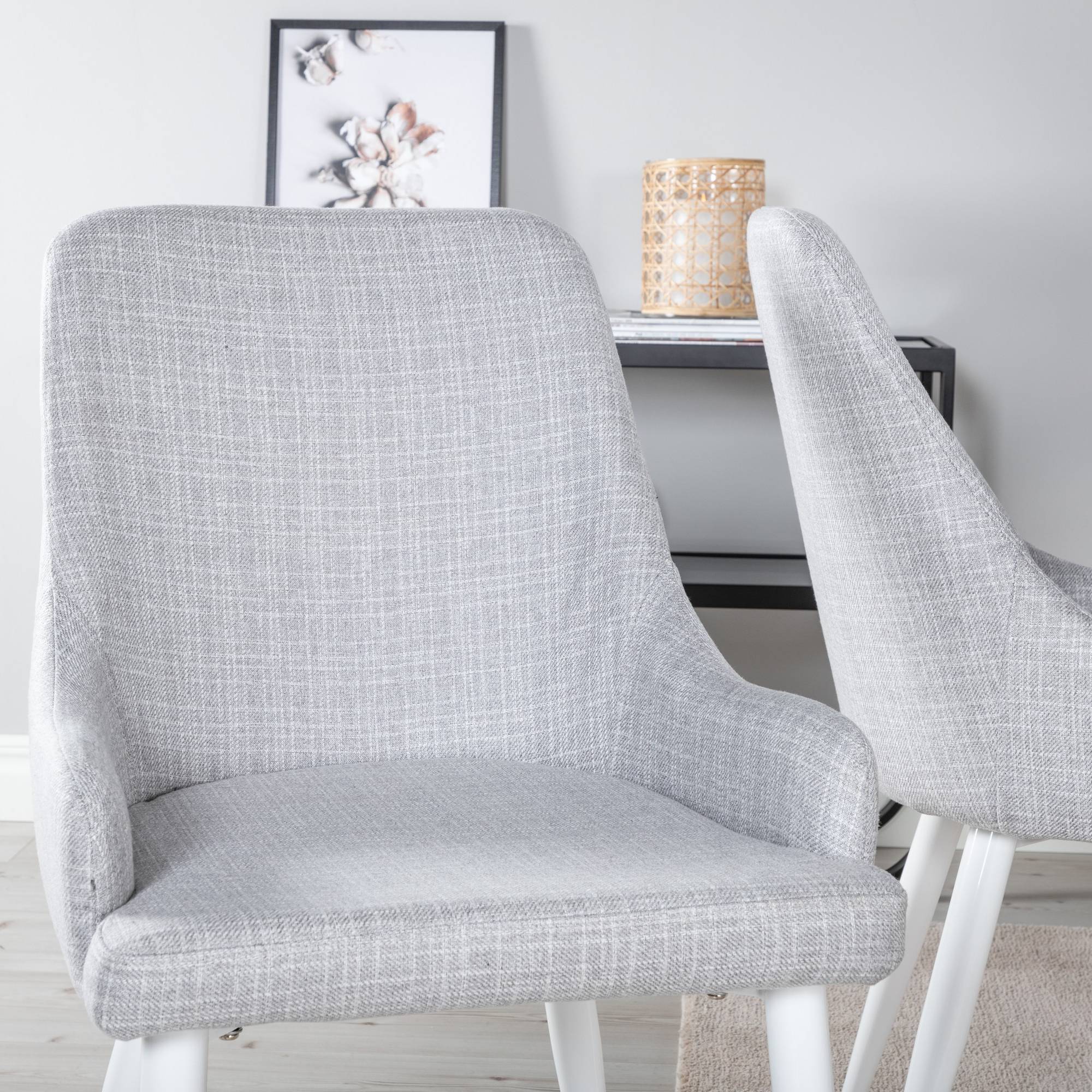 Matgrupp Basic Home Pontus Rektangulärt Matbord 120 cm med 4 Ridones Matstol