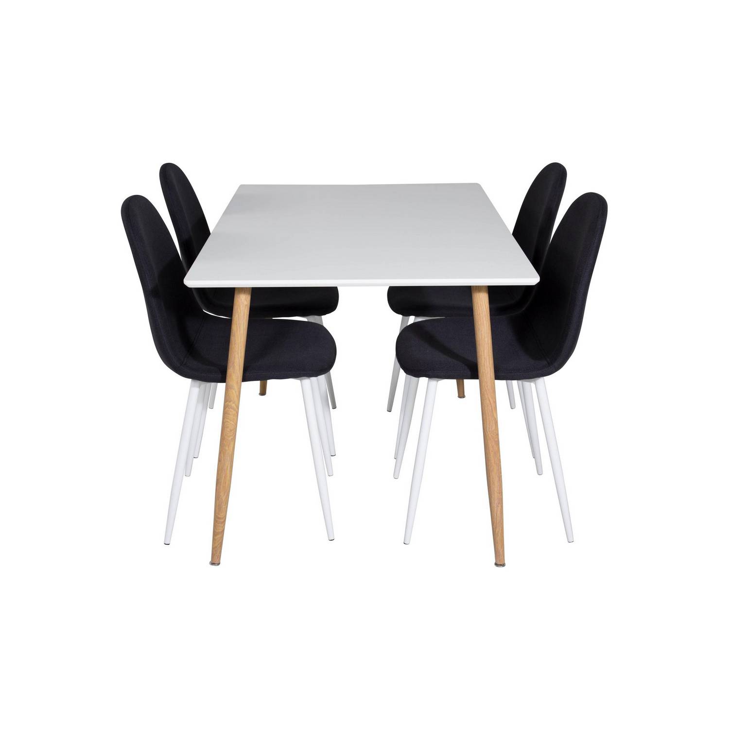 Matgrupp Basic Home Pontus Rektangulärt Matbord 120 cm med 4 Ypas Matstol